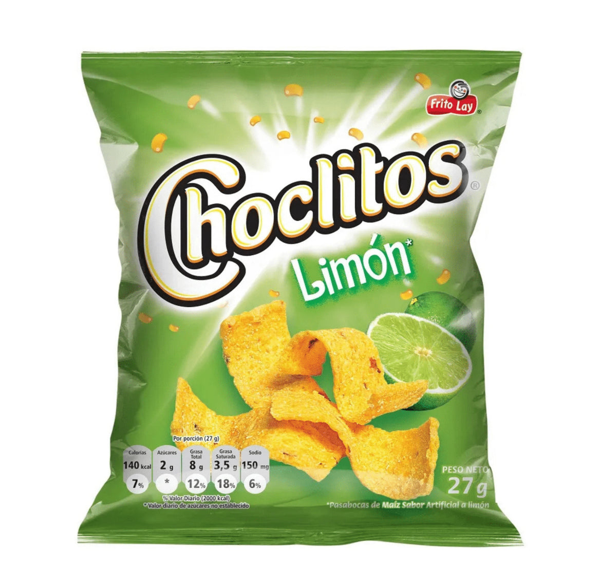 Choclitos Limón 27g