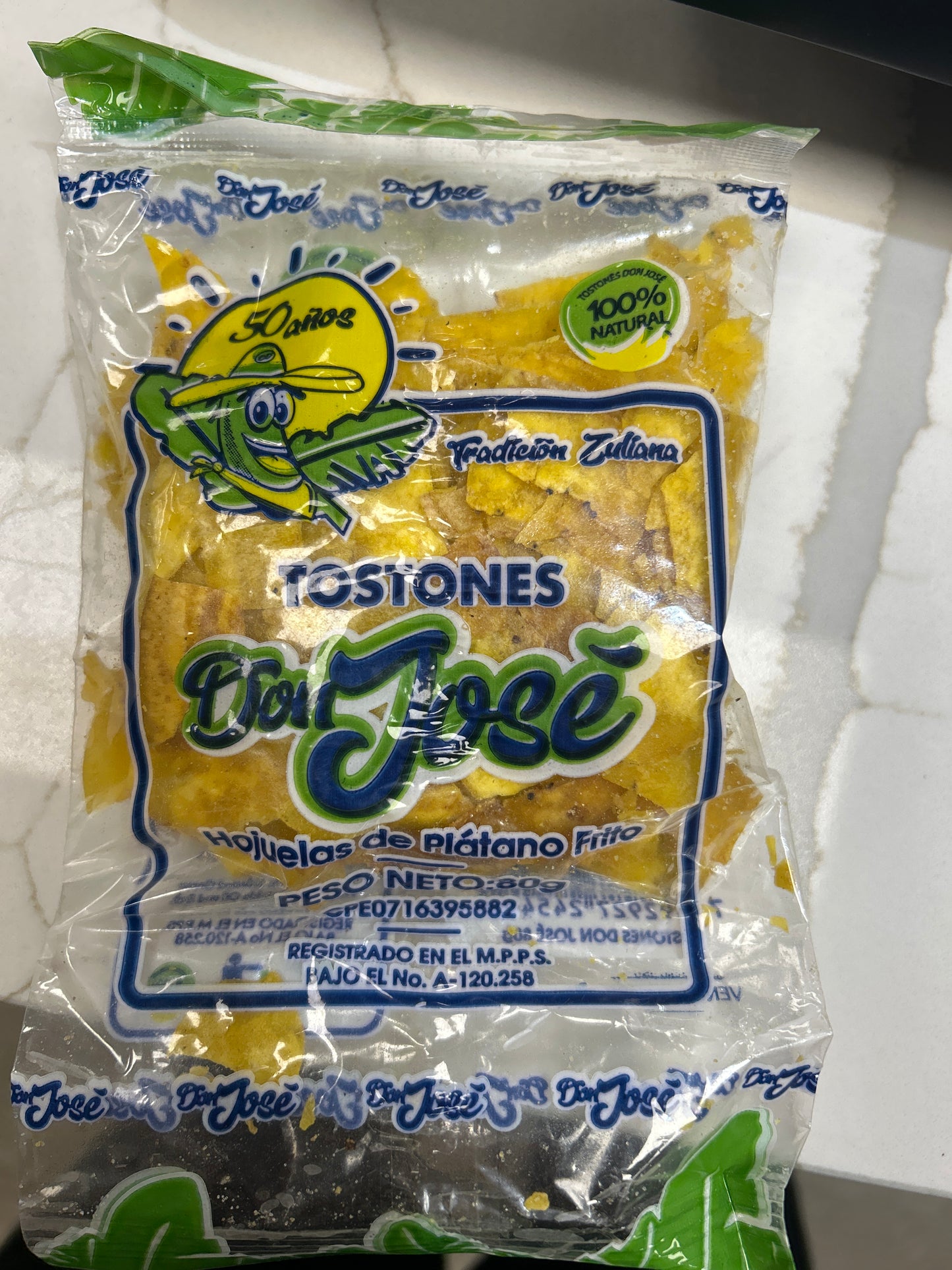 Don José tostones 80 g
