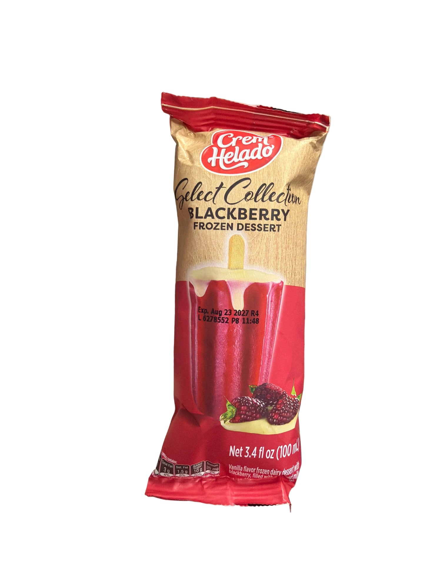 Crem Helado Blackberry 100ml