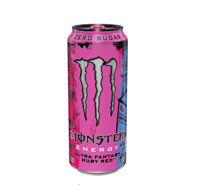 Monster Fantasy Ruby Red 16 oz