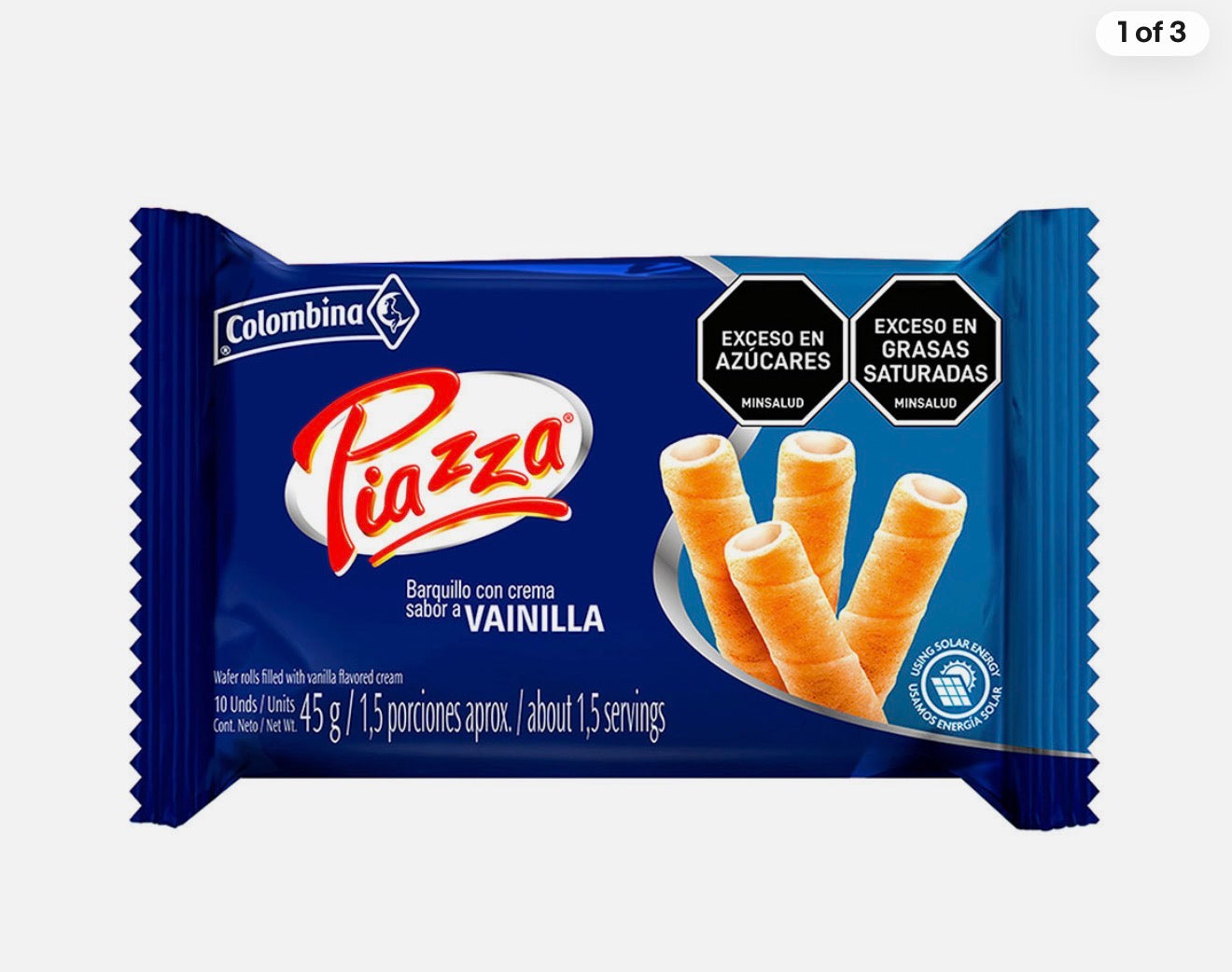 Colombina Piazza vainilla 45g