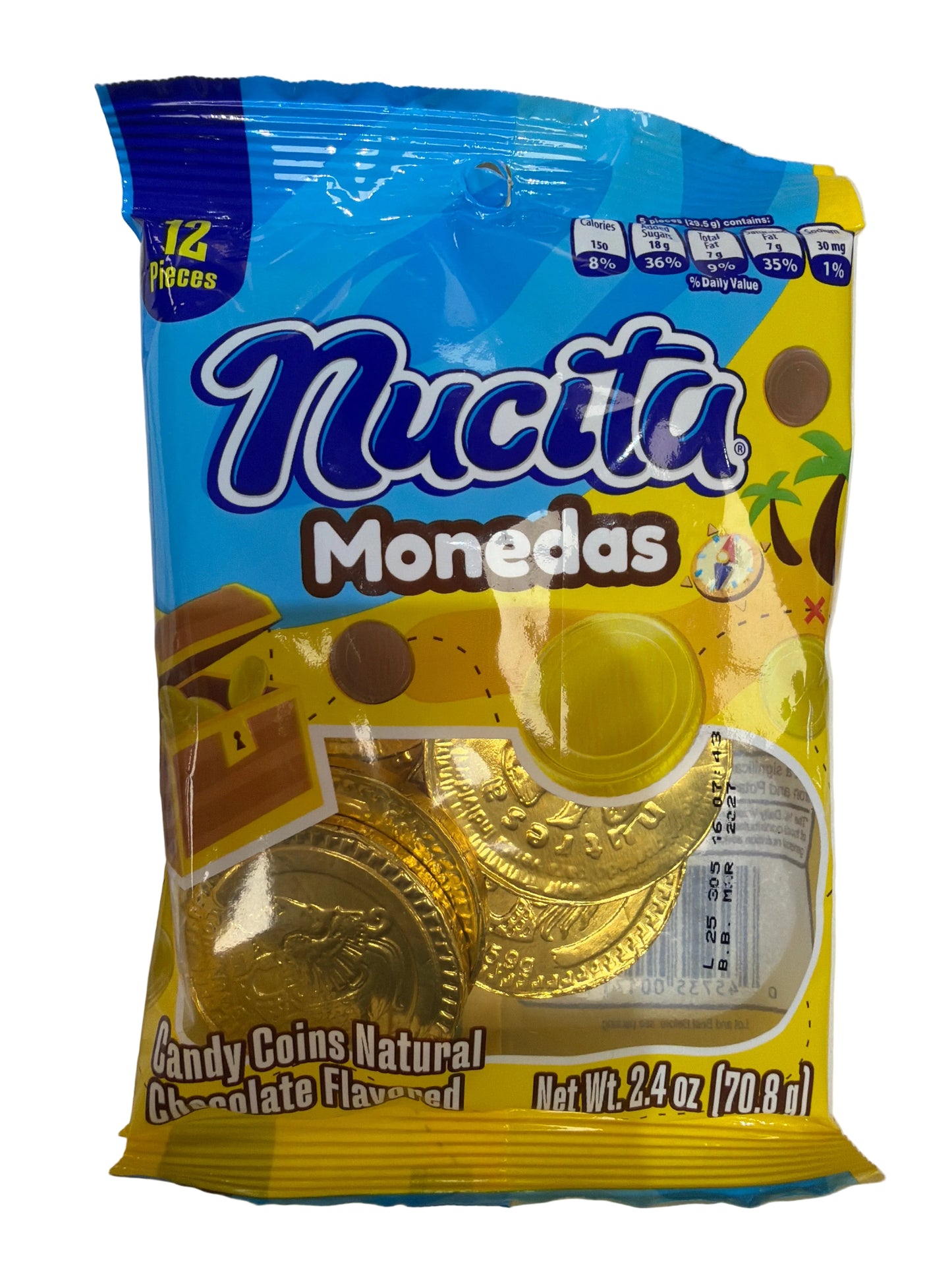Nucita monedas 2.4 oz