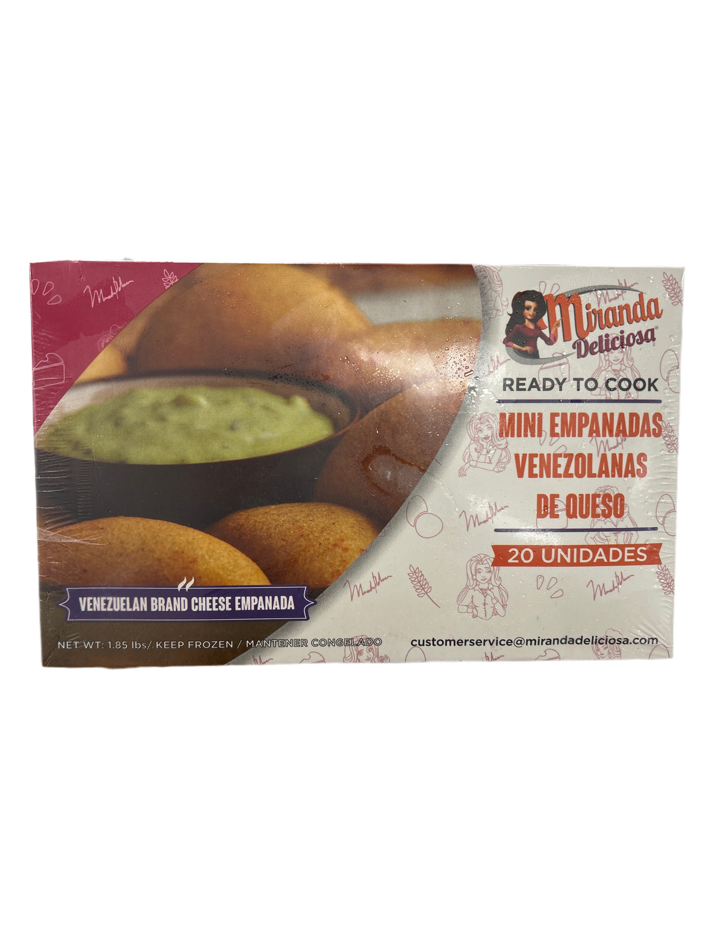 Miranda mini empanada de queso 20 und