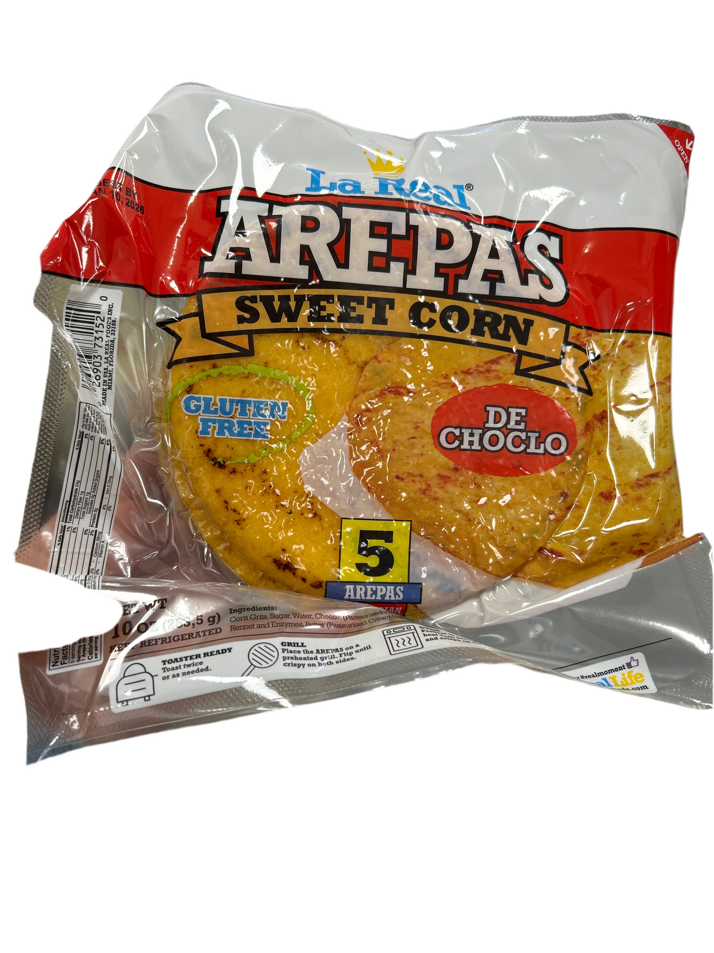 Arepas sweet corn La real 5 und
