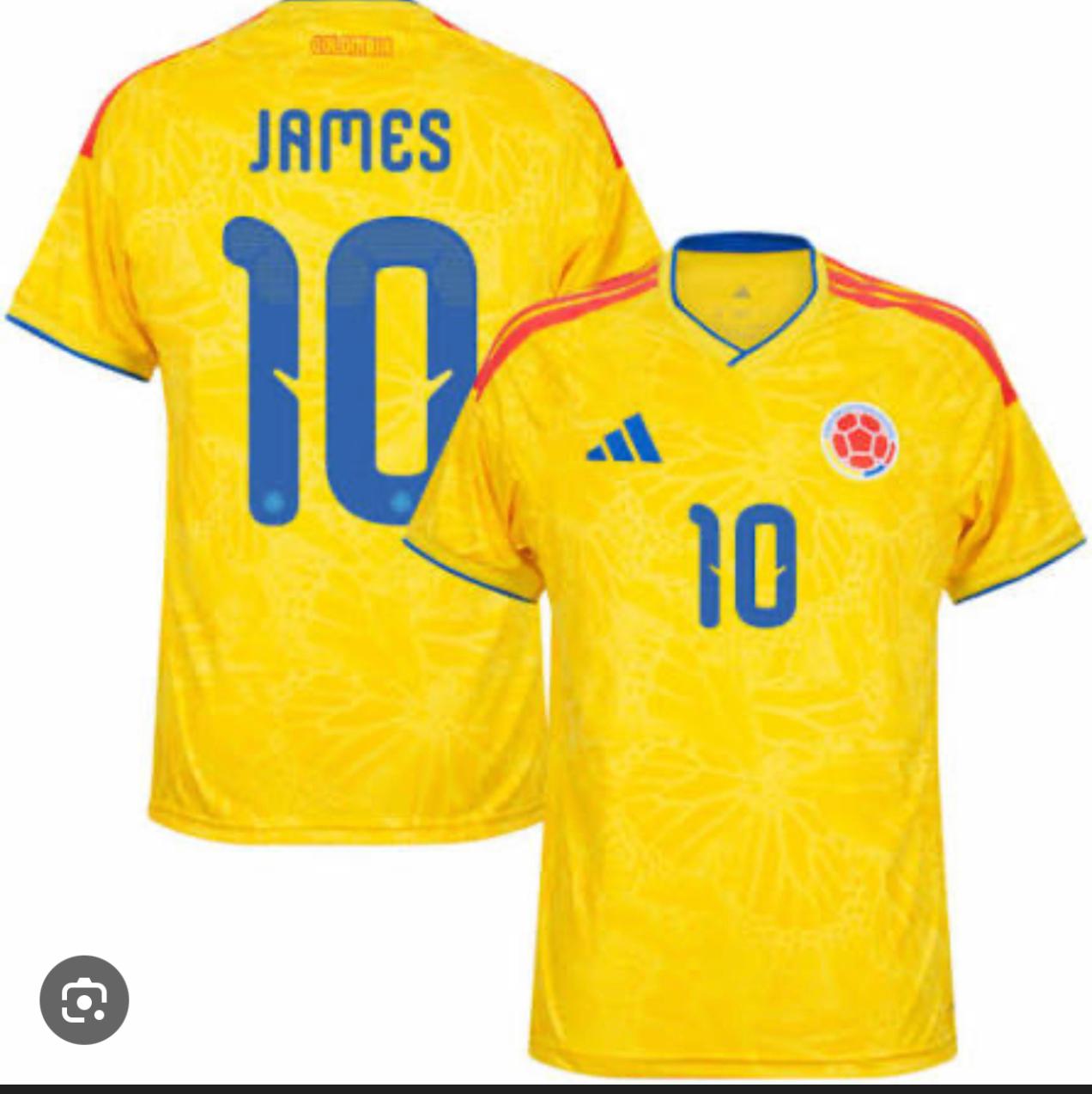 Franela futbol  colombia