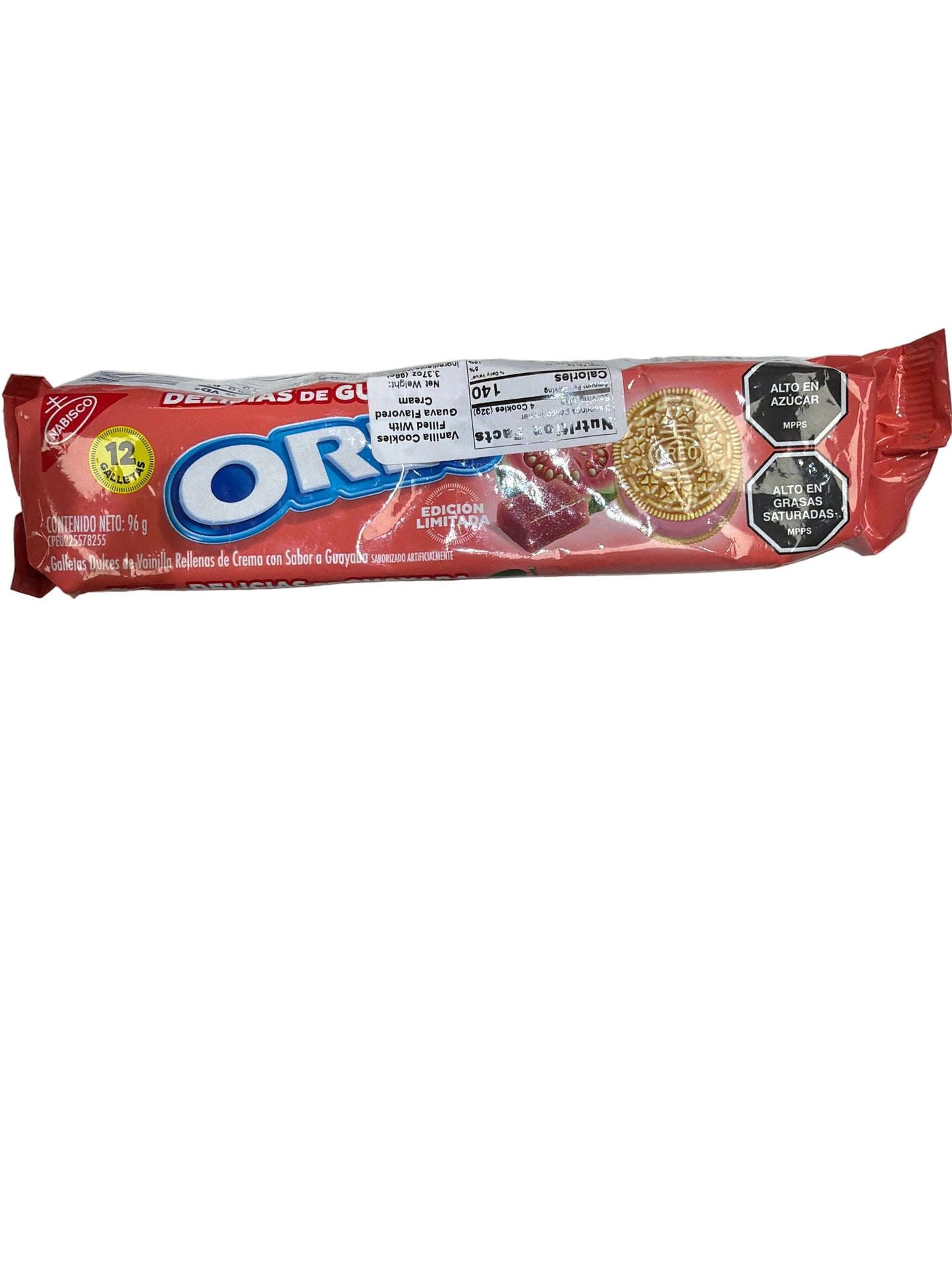 oreo guayaba 96 g
