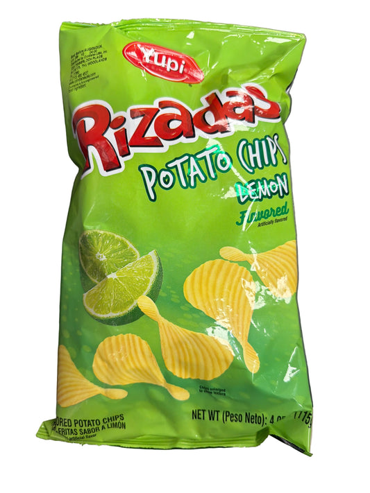 Yupi Rizadas Potato Lemon 115 g