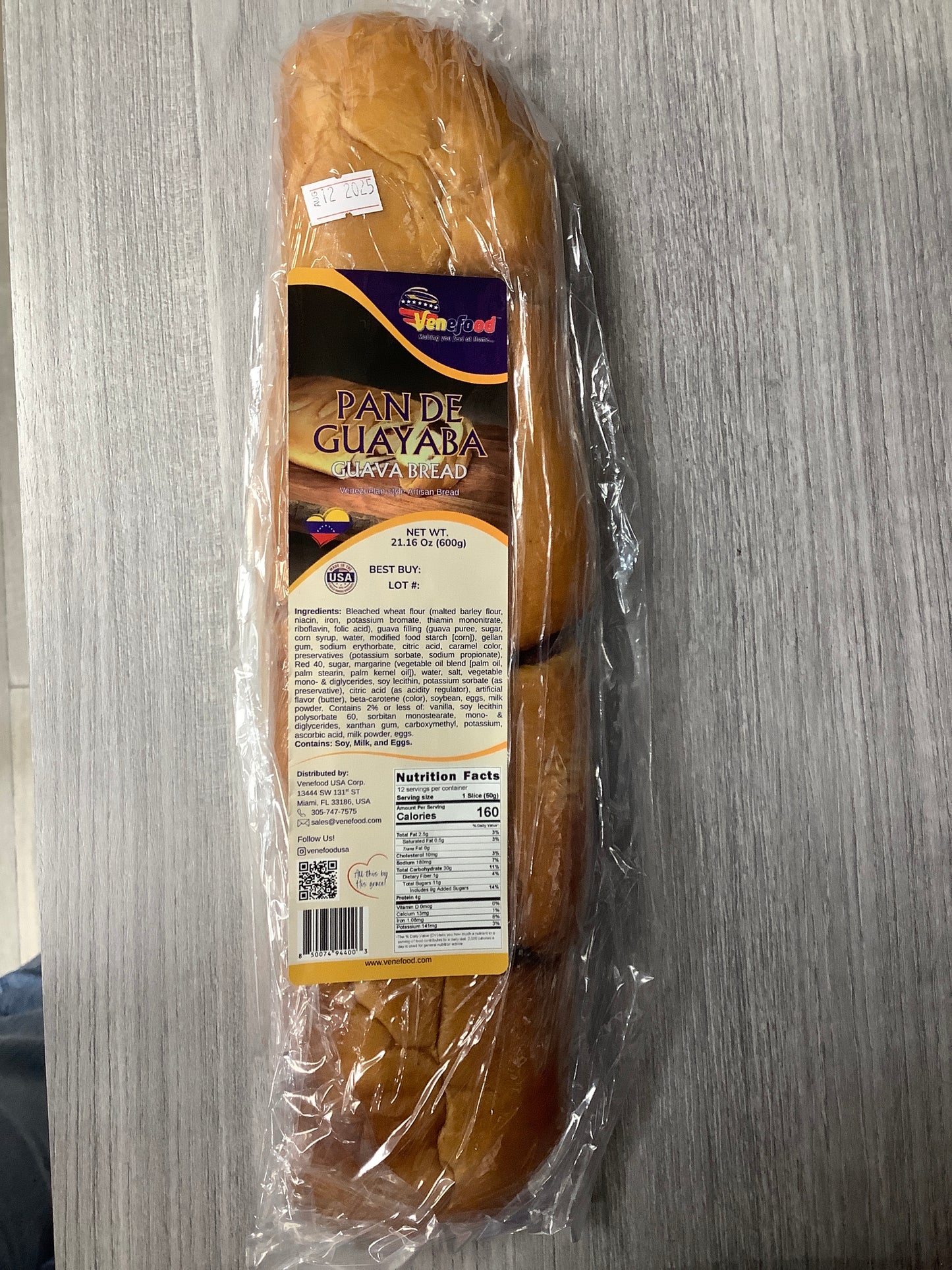 Pan de guayaba Venefood