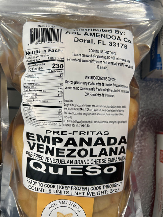 ACL Amendoa Empanada Queso 8 units