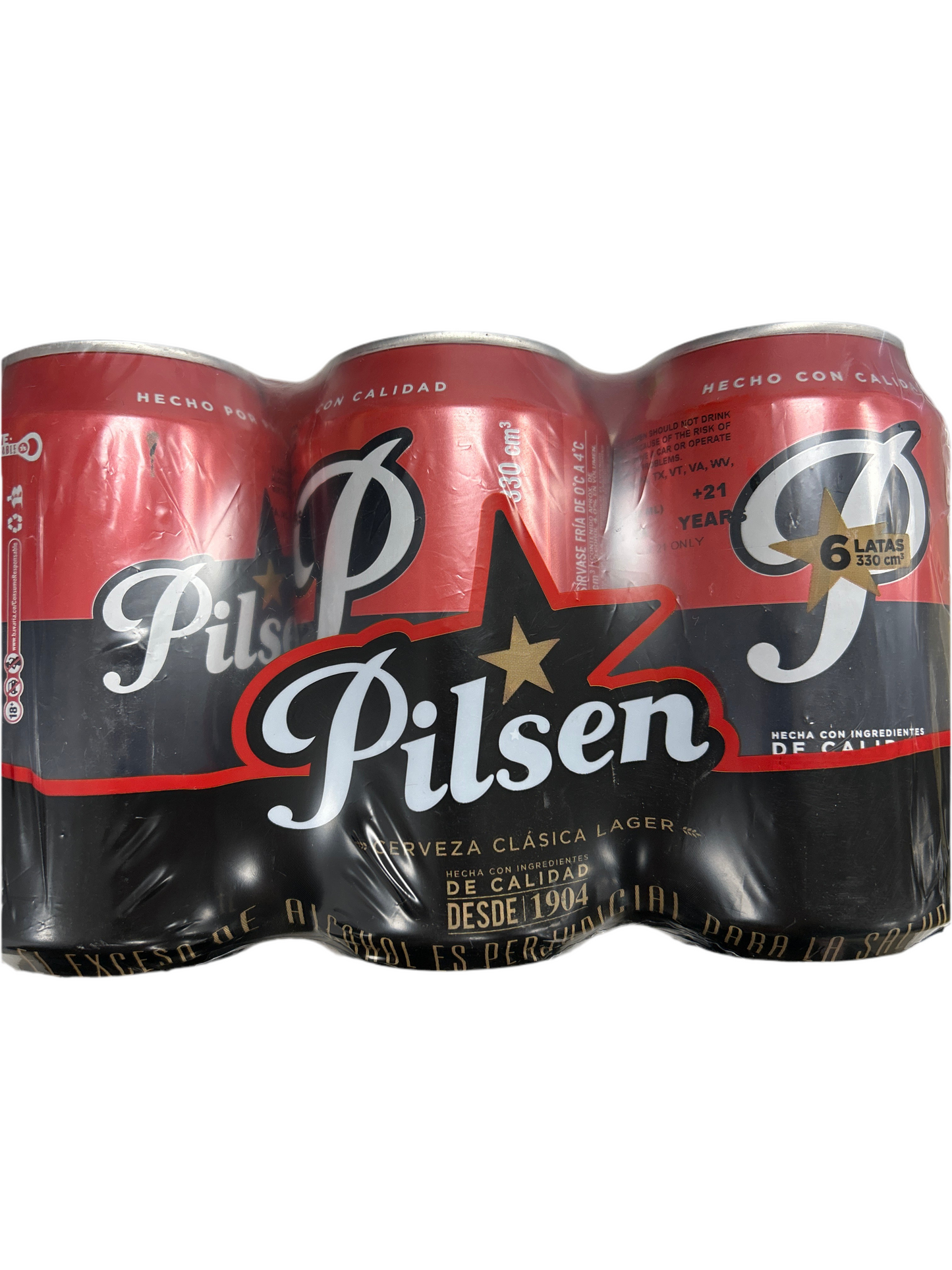 Pilsen Cerveza 6 pack