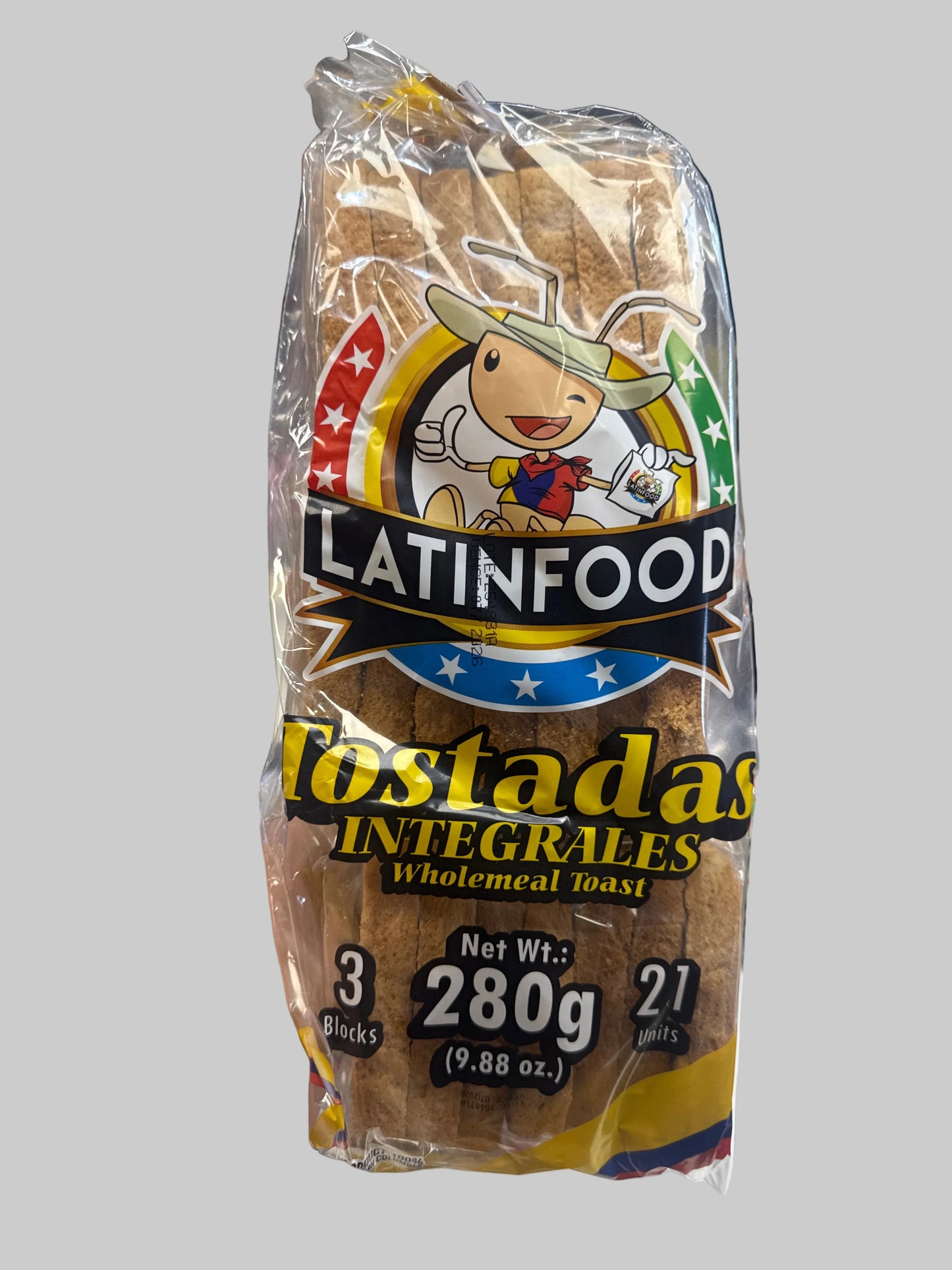 Latifood tostadas integrales 21und
