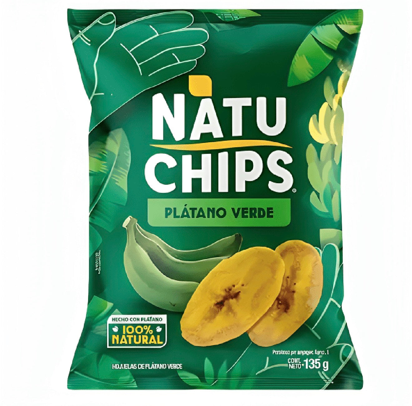 Natuchips plátano verde 135 g