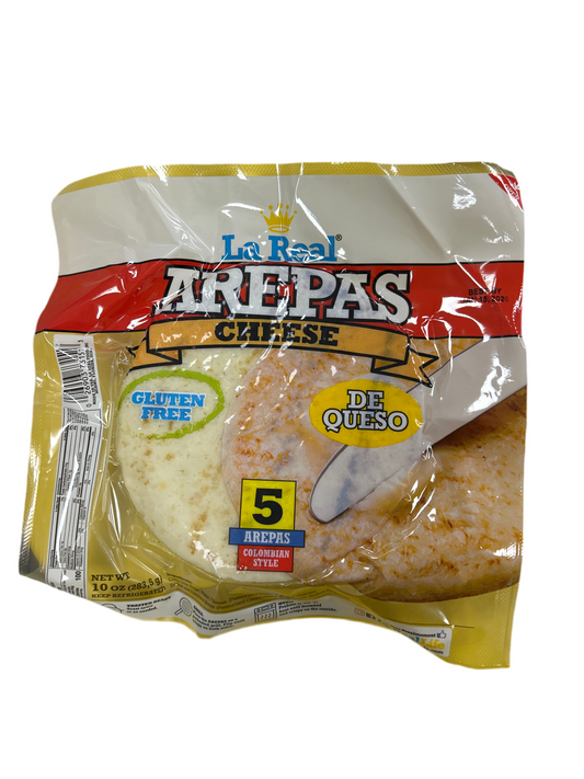Arepas de queso la real 5 und 10 oz