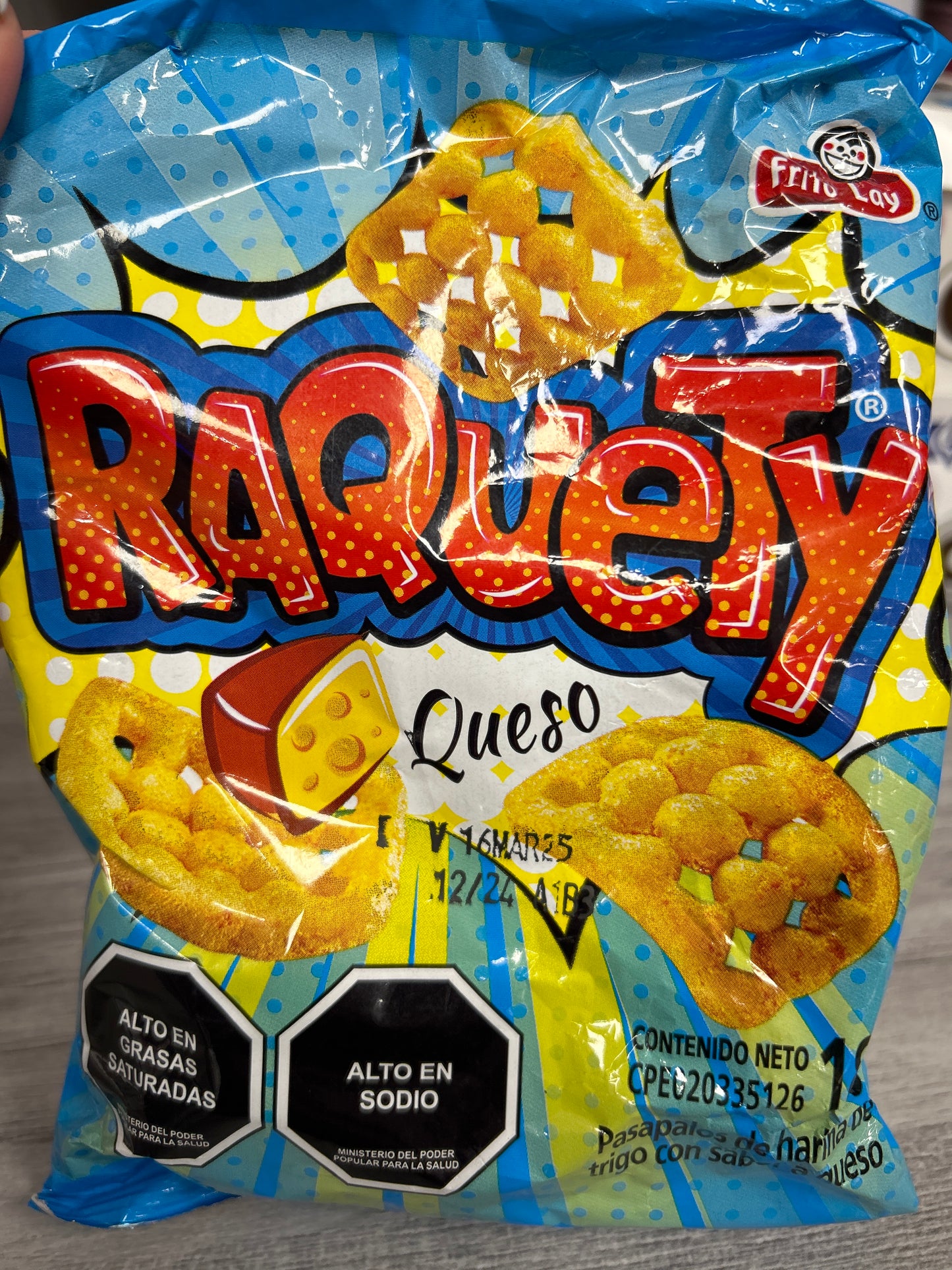 Raquety Queso 18 g