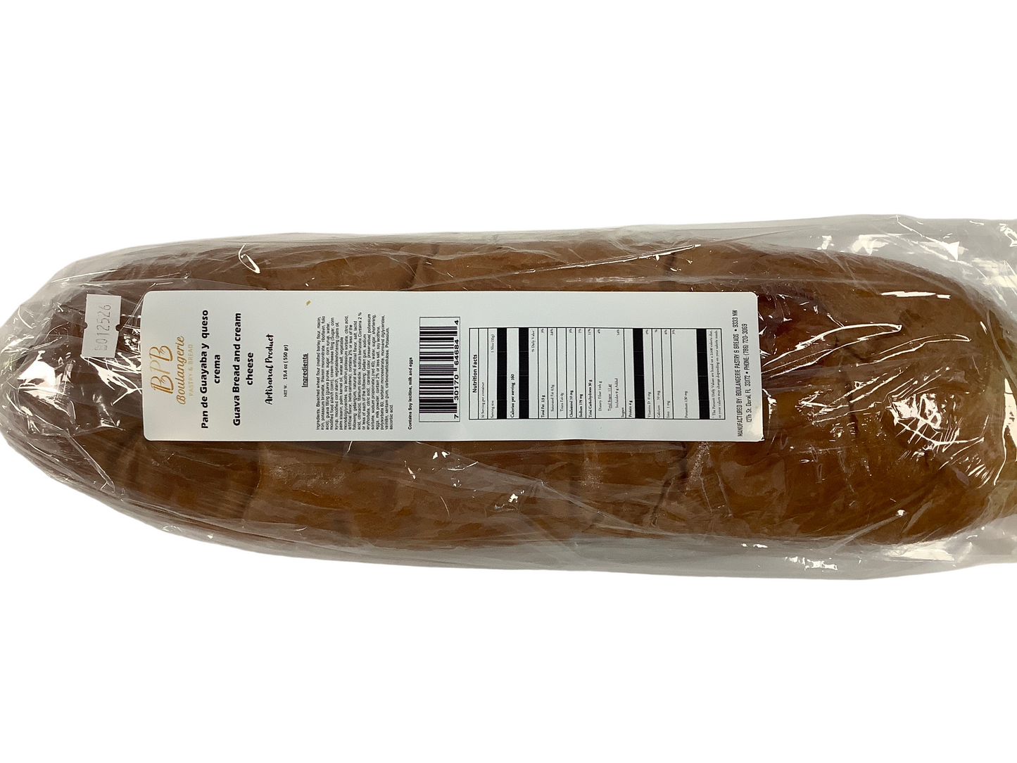 Pan de Guayaba y Queso Crema