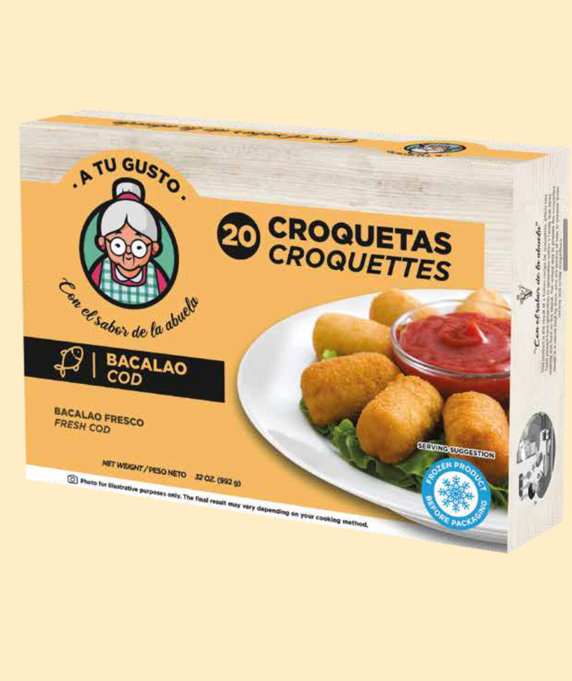 A tu Gusto croquetas Bacalao