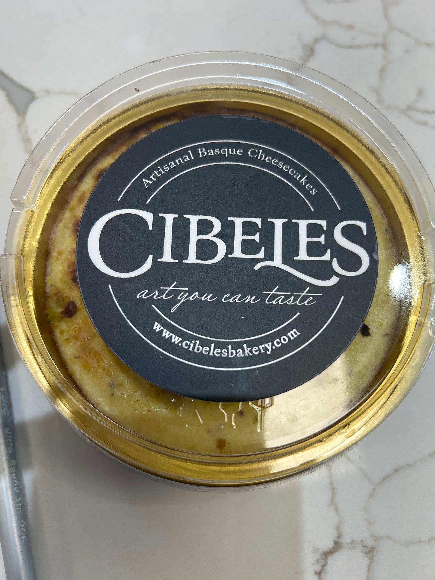 Cibeles Tarta de Queso Pistacho