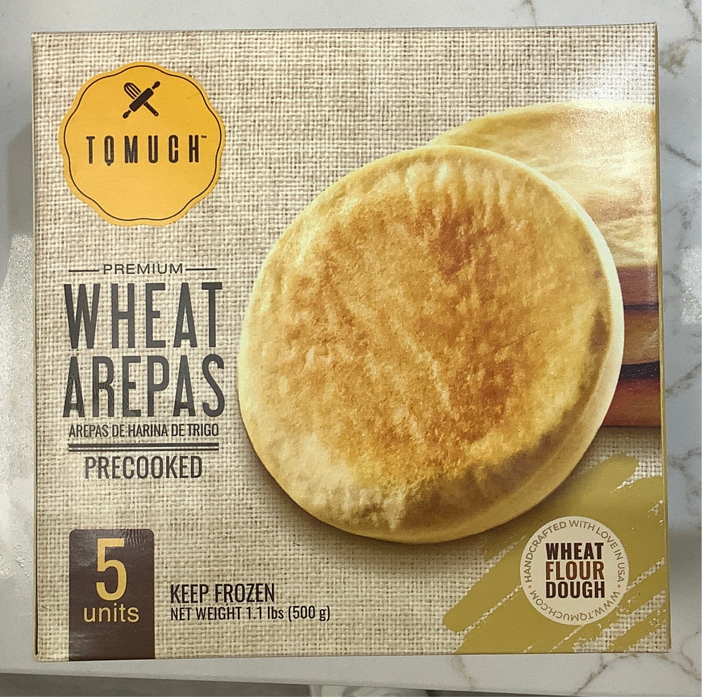 Tqmuch arepas harina de trigo