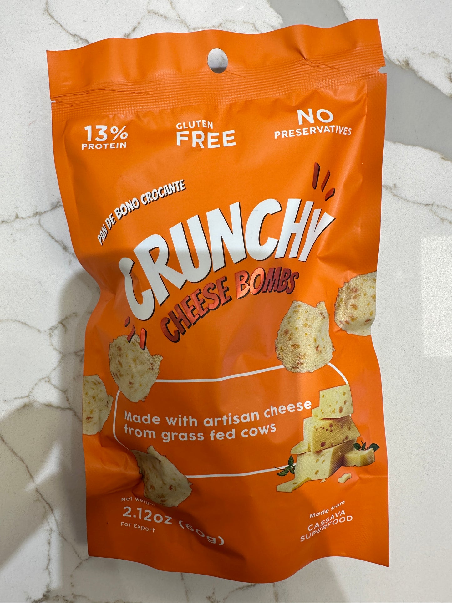 Crunchy Cheese Bombs 60g