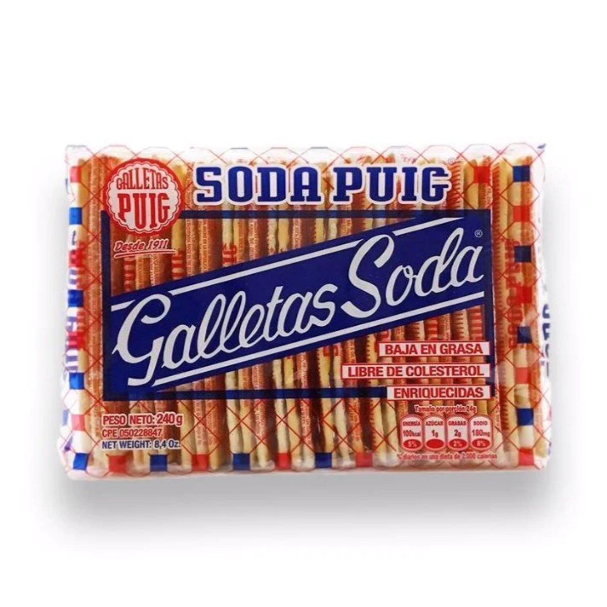 Puig Galletas de Soda 240g - Sabores Market