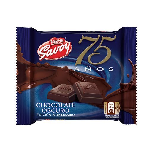Savoy Carre Chocolate Oscuro Box - 10 Unidades - Sabores Market