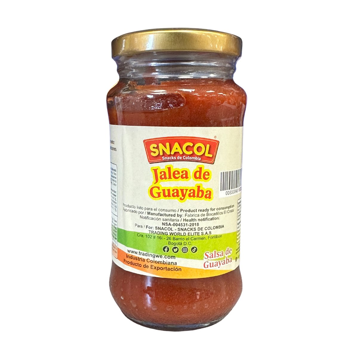 Snacol Jalea de Guayaba 270g - Sabores Market